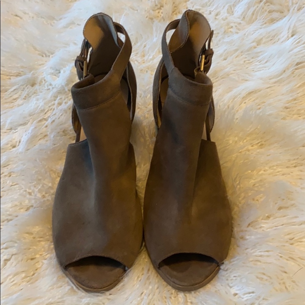 Sole Society Ferris open toe Dark Taupe size 10 - Picture 2 of 10